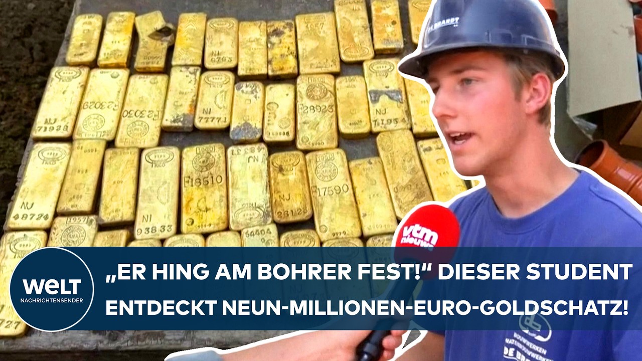 MILLIONEN-FUND IN BELGIEN: Bauarbeiter entdecken Goldschatz im Wert von neun Millionen Euro
