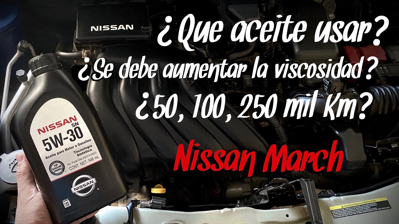 Cambio de Aceite y Filtro | Nissan March