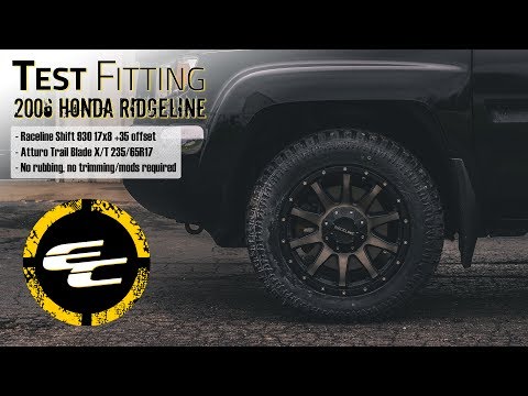 Test Fitting - 2006 Honda Ridgeline w/ 17" Raceline Shifts & 29" Atturo Trail Blade X/Ts