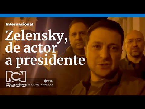UCRANIA - RUSIA: Cómo Zelensky pasó de ser comediante a presidente y ahora resistente