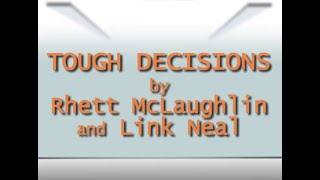 Rhett and Link - Tough Decisions (A Whale Is Gonna Die) Animated Typography