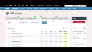 Introducing Our New Premium Daily Fantasy Basketball Tools