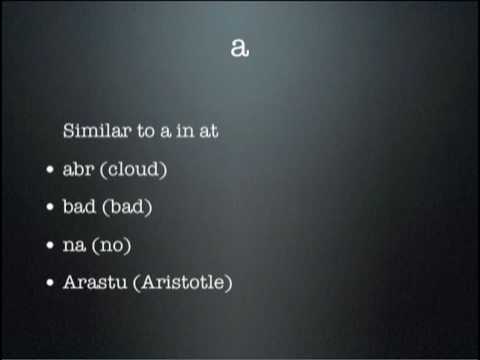 Speak Persian: An Introduction, Lesson 1, Part 1