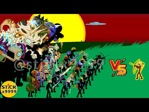 GOLDEN ARCHIDON VS ALL SKINS ALL UNITS ⚔️ Stick War Legacy Mod 💥 Stickx9999