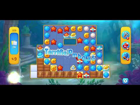 Fishdom: Level 329 - NO BOOSTER Gameplay