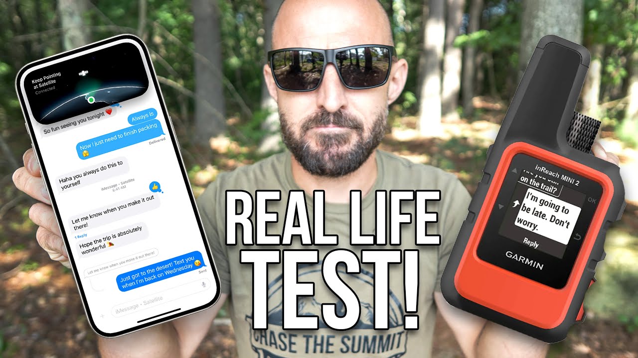 Real Life Test: Apple Satellite Messaging vs Garmin InReach!