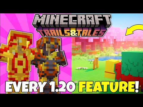 EVERYTHING NEW In Minecraft 1.20 The Trails & Tales Update!