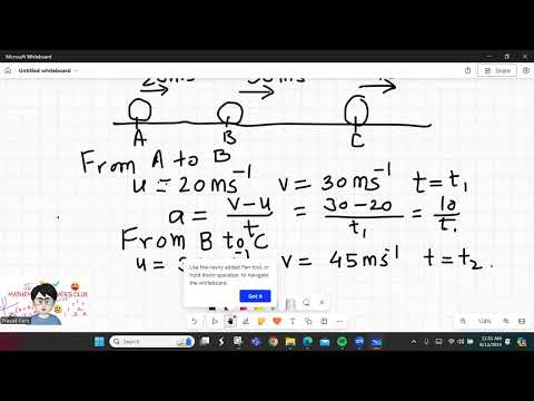 Edexcel IAL mechanics 1 equations of motion
