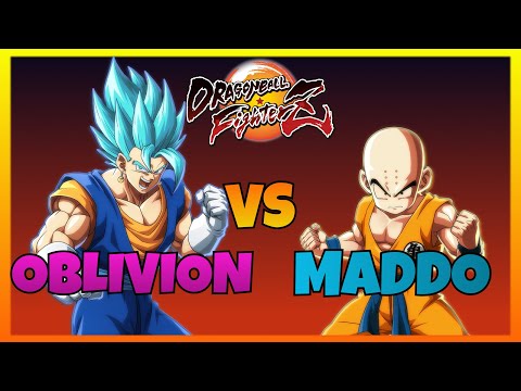 DBFZ - OBLIVION vs MADDO gameplays (Fusion Bros, Adult Gohan vs Super Baby 2, Trunks, Krillin)