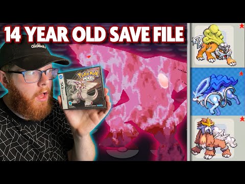 Exploring my 14 YEAR OLD Pokemon Pearl Save File! RARE FINDS!