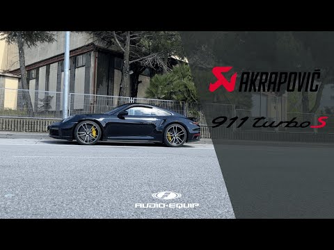 Porsche 992 TURBO S Akrapovic Slip-On Race Line | Audio-Equip