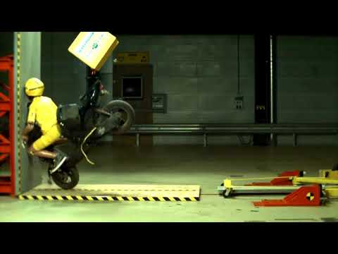 This is why full face helmet is essential -  crash test
