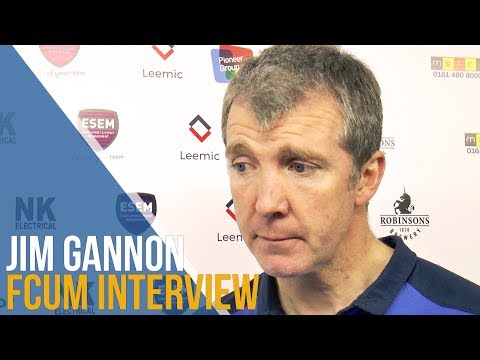 Jim Gannon Post-Match Interview - FC United Of Manchester