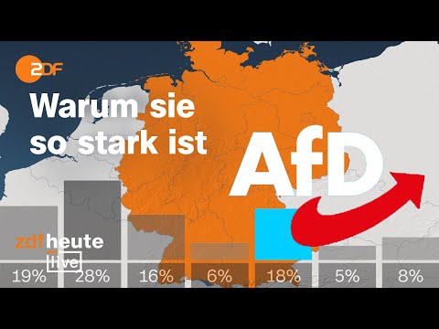 Rekordwert für AfD: 18 Prozent im Politbarometer - bald erster AfD-Landrat? | ZDFheute live