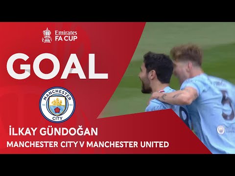 GOAL | İlkay Gündoğan | Manchester City 2-1 Manchester United | Emirates FA Cup 2022-23