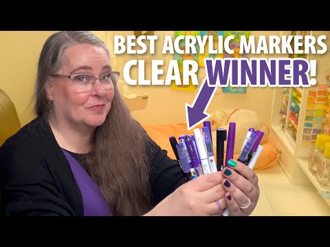 Best ACRYLIC MARKERS on Amazon for Coloring [Acrylic Marker Battle]