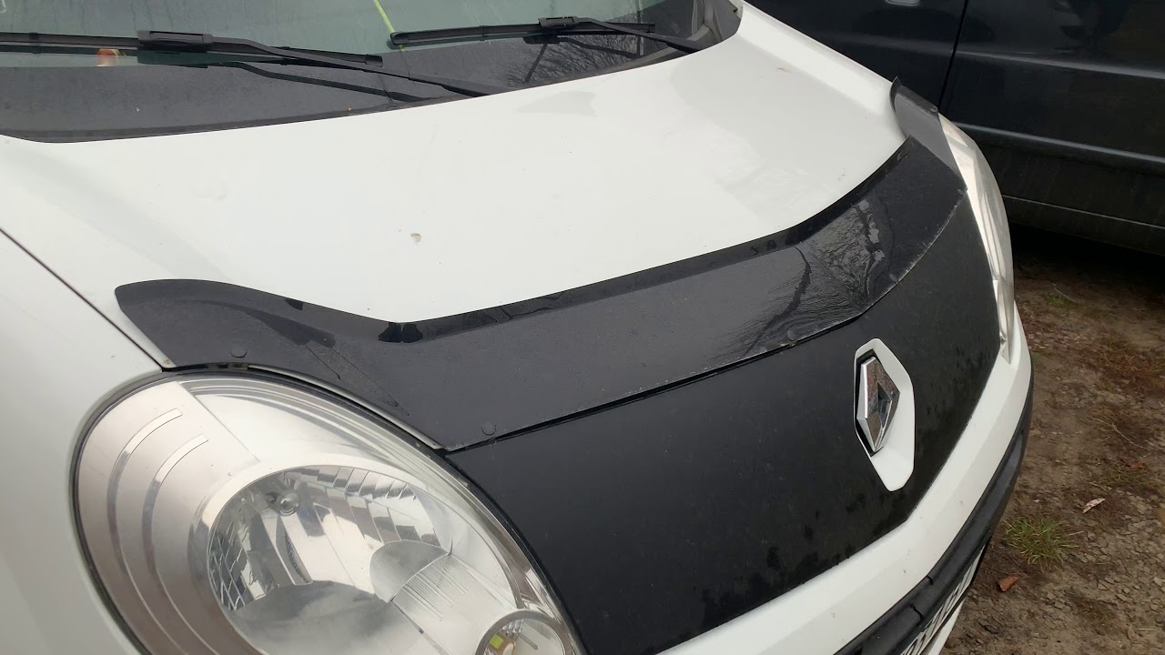Renault Kangoo 2008–2020 гг. Дефлектор капота 2008-2013 (FLY) Video 1