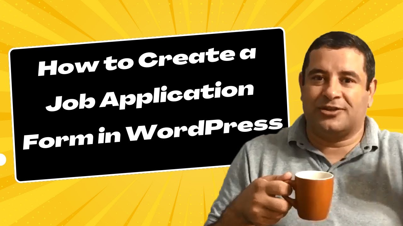 How to create a job Application Form inside WordPress - Fluent Forms Tutorial