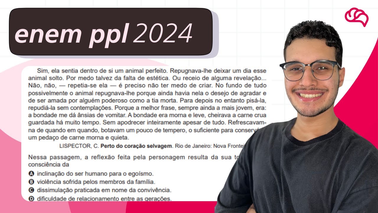 Resolução em Vídeo — Questão 15 ENEM 2024 PPL
