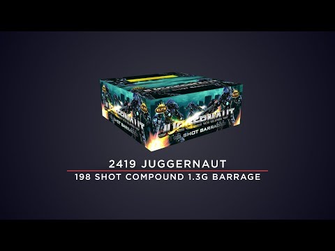 Bright Star Fireworks - 2419 Juggernaut 198 Shot Compound 1.3G Barrage