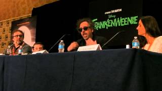Frankenweenie press conference Comic Con 2012