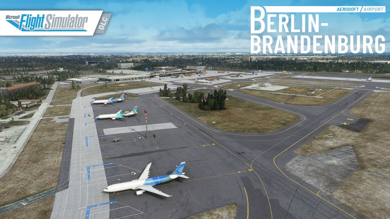 Aerosoft Airport Berlin Brandenburg - MSFS DLC | Official Trailer