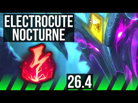 NOCTURNE vs SYLAS (JGL) | Electrocute | KR Master | 26.4