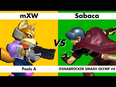 Osnabrücker Smash Olymp #4 - mXW (Fox) vs. Sabaca (Marth) Melee Pools