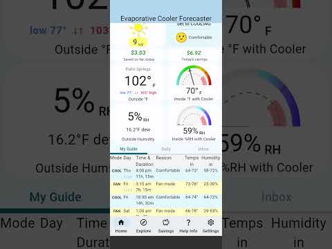 Evaporative Cooler Forecaster