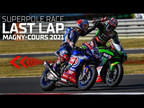 FULL LAST LAP: Razgatlioglu vs Rea in Superpole Race at Magny-Cours in 2021 | #FRAWorldSBK
