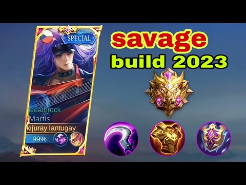 TANK BUILD MARTIS SAVAGE MOMENT 😱BEST BUILD 2023..
