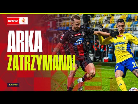 SKRÓT: ARKA GDYNIA - POLONIA WARSZAWA: ŚWIETNY KUCHTA I WIELKA NIESKUTECZNOŚĆ | BETCLIC 1 LIGA