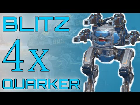 Blitz - 4x Quarker Gameplay | War Robots