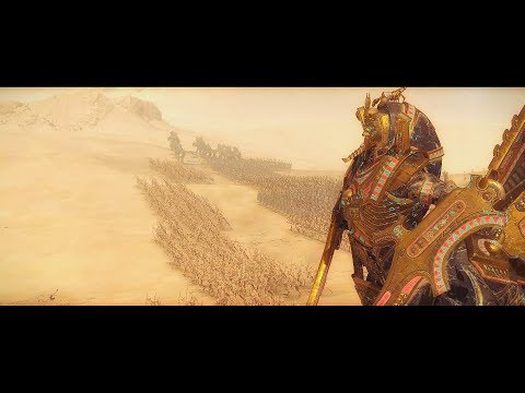 Battle of the Pyramids | Tomb Kings vs Humans\Dwarfs | Warhammer 2 Total War cinematic
