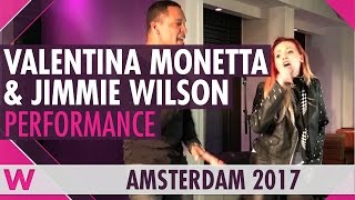 Valentina Monetta & Jimmie Wilson "Spirit of the Night" @ Eurovision in Concert 2017 Welcome Party