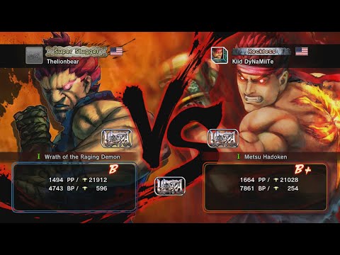 [USF4] Thelionbear (Akuma) vs. Kiid DyNaMiiTe (Evil Ryu) [Ranked Match]