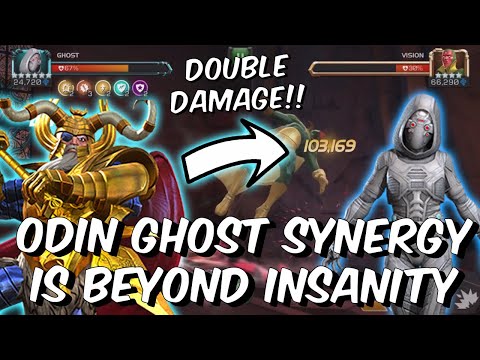 Odin Ghost Synergy is BEYOND INSANITY - DOUBLE DAMAGE ON THE GOD?!? - Marvel Contest of Champions
