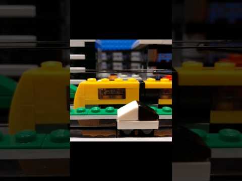 LEGO Micro City - Trams and cars #lego #city #tram #stopmotion #micro