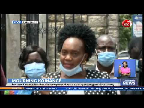 President Uhuru leads country in mourning Kiambaa MP Paul Koinange