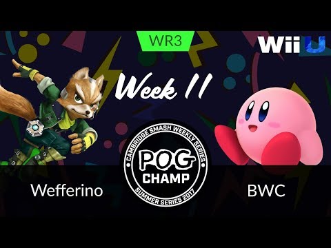 Pog Champ Summer Week 11 - Winners Round 3 - Wefferino (Fox) vs. BWC (Kirby)