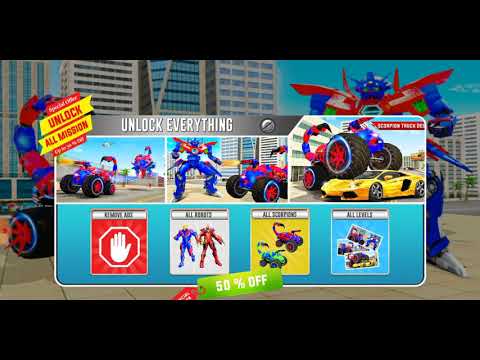 Scorpion Robot Monster Truck Transform Robot Games PK GAMER