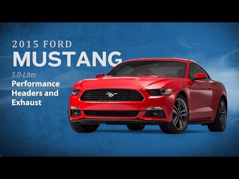 2015-17 Ford Mustang Headers and Exhaust - Before and After