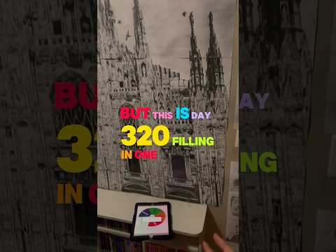 Day 320 of filling in one square for each new subscriber