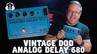 Video thumbnail for VINTAGE DOD ANALOG DELAY 680 by The Pedal Picassos