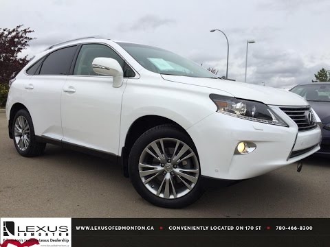 Lexus Certified Pre Owned White 2013 RX 350 AWD Ultra Premium Package 1 Review | Penhold Alberta