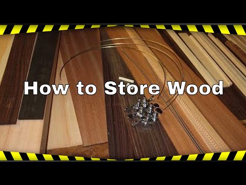 How to Store and Care For Guitar Making Wood