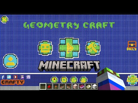 EPIC Geometry Dash Build in Minecraft!!