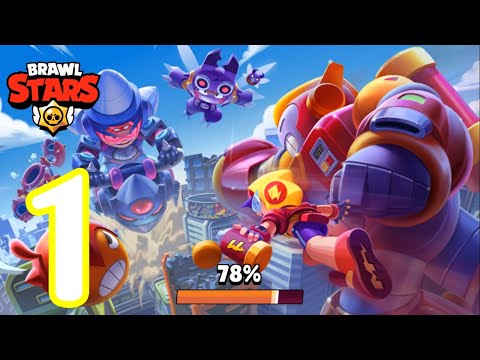 Brawl Stars - Gameplay Walkthrough Part 1 - Shelly: Gem Grab (iOS, Android) 😆
