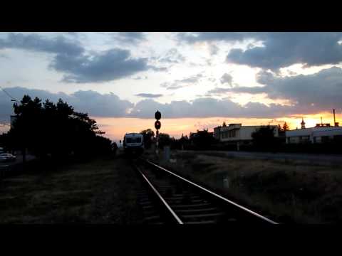 Brasov (stadionul Tineretului): trenul Regiotrans R 14725 soseste in gara Bartolomeu