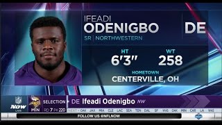 2017 NFL Draft Rd 7 Pk 220 | Minnesota Vikings Select DE Ifeadi Odenigbo